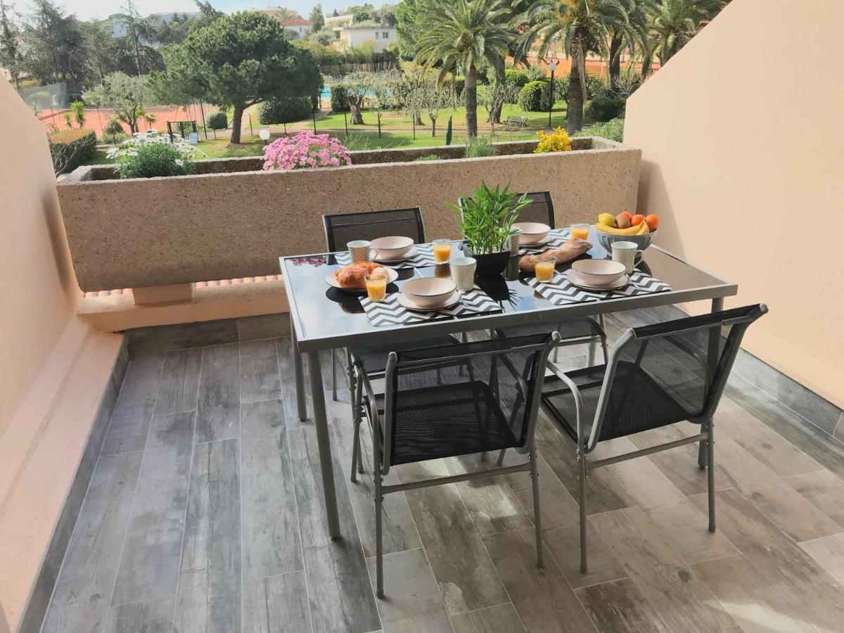 Appartement 2 Pieces, Renove, 2 Piscines+Tennis, Mer, Climatisation Antibes Bagian luar foto